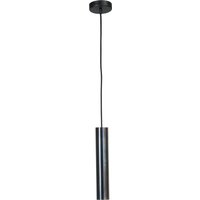 Hängelampe Metall Schwarz Öl-Effekt Ø 5,4 cm Zylinder von Masterlight