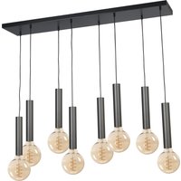 Hängelampe Metall Schwarz für 8x E27 Esstisch ESJA Hängelampe Metall Schwarz für 8x E27 Esstisch ESJA von Masterlight