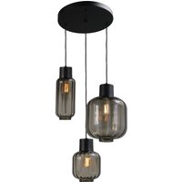 Hängelampe Schwarz Glas Metall verstellbar E27 Esstisch Hängelampe Schwarz Glas Metall verstellbar E27 Esstisch von Masterlight