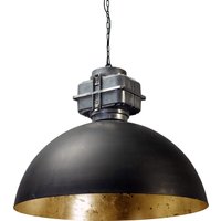 Hängelampe XXL Ø80cm Grau Metall Gold Handarbeit Hängelampe XXL Ø80cm Grau Metall Gold Handarbeit von Masterlight