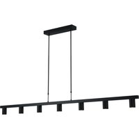 Hängeleuchte Metall Schwarz 180 cm breit GU10 ELSIE von Masterlight