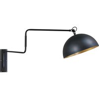 Hotelleuchte E27 LARINO in Schwarz Roter Metall Optik von Masterlight