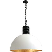 Industrie Hängeleuchte Weiß Gold groß Ø60cm LARINO Industrie Hängeleuchte Weiß Gold groß Ø60cm LARINO von Masterlight