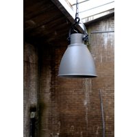 Industrie Pendelleuchte Grau schwenkbar Handarbeit von Masterlight