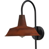 Industrie Wandlampe Braun XXL Schirm Ø25cm PRATO von Masterlight