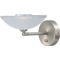 LED Wandleuchte MELANI in Nickel matt dimmbar von Masterlight