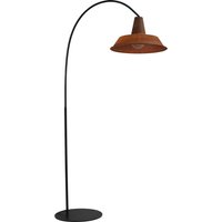 Loft Stehlampe PRATO Braun XXL Schirm Made in EU von Masterlight