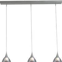 Moderne LED Hängelampe mit Glasschirm Nickel matt Moderne LED Hängelampe mit Glasschirm Nickel matt von Masterlight