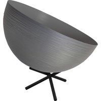 Moderne Tischlampe XXL Ø35cm Grau Handarbeit CASCO von Masterlight