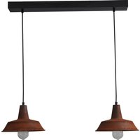 Pendelleuchte Braun Antik Ø25cm 2xE27 Handarbeit Pendelleuchte Braun Antik Ø25cm 2xE27 Handarbeit von Masterlight