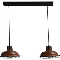 Pendelleuchte E27 DI PANNA in Rost Braun von Masterlight