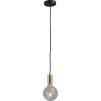 Retro Pendelleuchte Messing glänzend Schwarz TESSI Retro Pendelleuchte Messing glänzend Schwarz TESSI von Masterlight