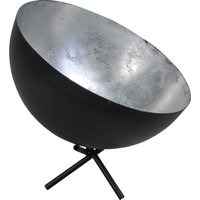 Schreibtischlampe Grau Metall Silber Ø30cm LARINO von Masterlight