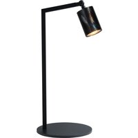 Schreibtischlampe Schwarz Öl-Effekt 50 cm Metall von Masterlight