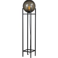 Stehleuchte Schwarz Metall Glas klein 127 cm Wohnzimmer von Masterlight