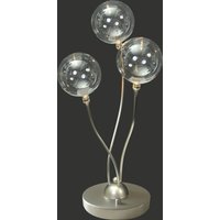 Tischleuchte MOLTO 3 in Nickel matt dimmbar von Masterlight