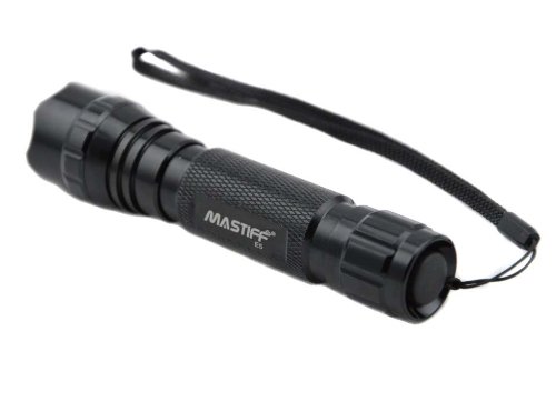 Mastiff E5 1 W 380 Nm UV-Strahlung UV-LED-Lichthärtungsgerät schwarz Licht Taschenlampe Taschenlampe von Mastiff