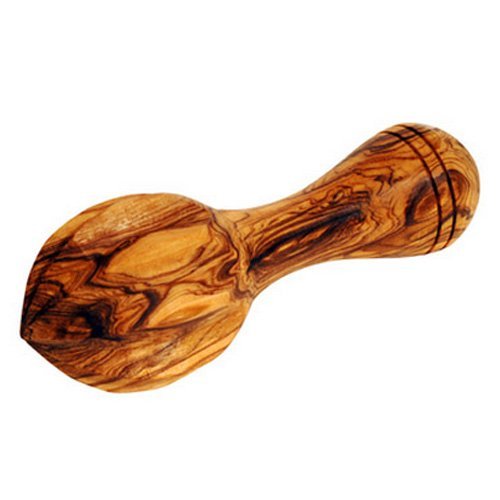 ZITRUSPRESSE AUS OLIVENHOLZ 14cm von Mastro Leonardo - Handarbeit aus Italien (Citruspresse / Orangenpresse / Zitronenpresse) von Mastro Leonardo