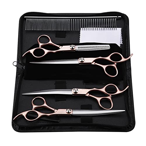 Geib Left Hand Hair Thinning Scissors For Dogs Pack of 22,Professionelles Scherenset FüR Die Tierpflege,Friseur, FüR Tierfriseur Und Alle Mit Hunden Und Katzen von Masyrt