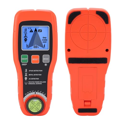 Masyrt (Hand-Wand-Scanner) Metall-Holz-Stud-Finder mit LCD-Display Schnell Lokalisieren Holzböden-Decken in Häusern Hands Canner für die Erkennung von AC-Draht-Metallbolzen von Masyrt