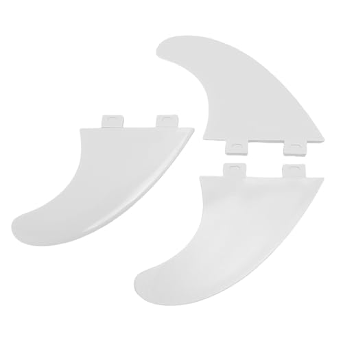 Masyrt 3Pcs Surfbrett Thruster Flossen Set PVC Surf Fin Links Rechts Mitte Surfen Longboard Shortboard Zubehör Masyrt 3Pcs Surfbrett Thruster Flossen Set PVC Surf Fin Links Rechts Mitte Surfen Longboard Shortboard Zubehör von Masyrt