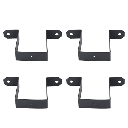 Masyrt 4pcs 4x4 -Zoll -Gurt nach Krawatten Schwere Decks -Zaunklammern, U -förmige Rohrklemmhalterung, für die Montage auf Strahl oder Rand von Masyrt