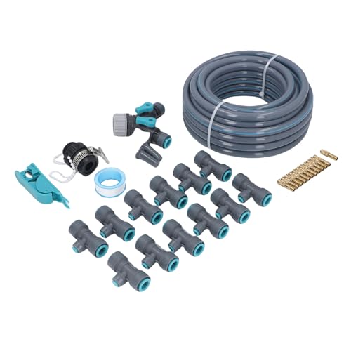 Masyrt Automatisches Tropfbewässerungs -Kit, 10 M Gartenwässerungssystem mit Einstellbaren Dripfern, für Landwirtschaft, Garten, Rasen, Hof und Gewächshaus. Kühl, Wasser, Landschaft. von Masyrt