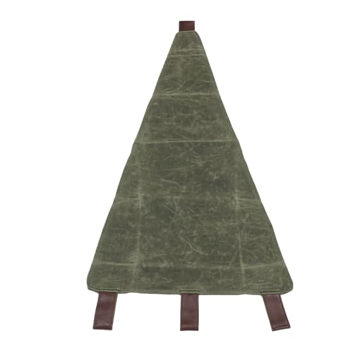 Masyrt Campinghocker -Stoff Stoff mit Seil Tragbar, Klappbarer Campinghocker -Tuch mit Seil, Nylon -PU -Leder -Baumwollstuhl für Camping Angel Strandausflüge Hinterhof Lounge (Grün) von Masyrt