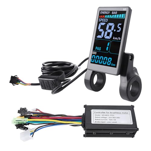 Masyrt Electric LCD Display Messer Bürstenloser Motor Controller, LCD -Panel 36V 48 V Elektromotterrücker, Aluminiumlegierung Sinus Wave 3 Mode Controller Masyrt Electric LCD Display Messer Bürstenloser Motor Controller, LCD -Panel 36V 48 V Elektromotterrücker, Aluminiumlegierung Sinus Wave 3 Mode Controller von Masyrt
