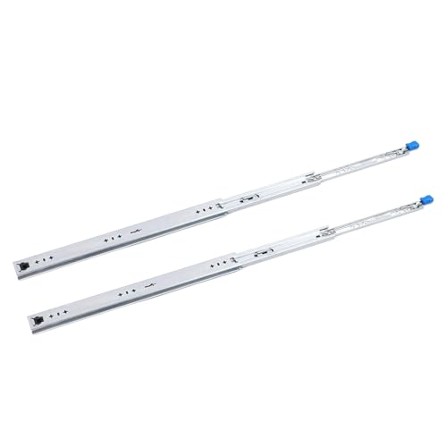 Masyrt Masyrt Heavy Duty Locking Drawer Slide, 2PCS Industrial Grade Cold Rolled Stahl 3 Abschnitt Verdickte Lagerschrank mit Schloss von Masyrt