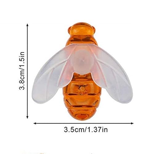 Masyrt Outdoor LED HoneyBee Fairy String Lights, Batteriebetriebene Solarbienenlichter Wasserdicht für Garten Weihnachtszelt (5 Meter 20 Lichter (Doppelfunktion)) von Masyrt