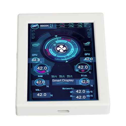 Masyrt PC-Temperaturanzeige USB IPS 3,5 Zoll 360 Grad drehbar AIDA64 Monitor Daten CPU Computer Überwachung des Computers Sekundärer Bildschirm USB Masyrt PC-Temperaturanzeige USB IPS 3,5 Zoll 360 Grad drehbar AIDA64 Monitor Daten CPU Computer Überwachung des Computers Sekundärer Bildschirm USB von Masyrt