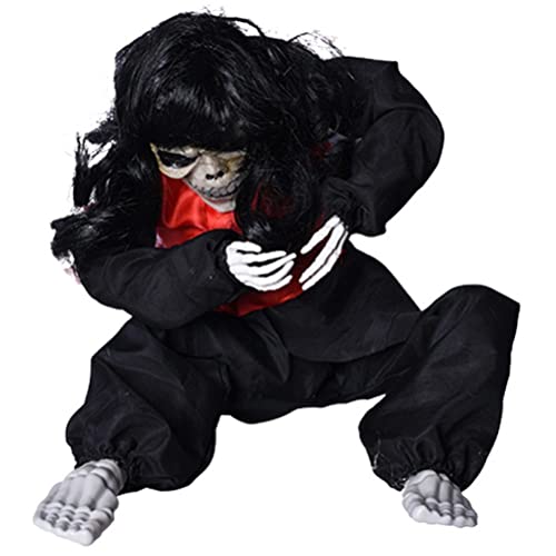 Masyrt Weinende Geisterpuppe,Halloween Party Dekoration Und Spukhaus Requisite,Halloween Gruseliges Spukhaus Puppen Requisiten Eingebauter Sensor Und TongeräT FüR Geeignet Halloween Dekoration von Masyrt