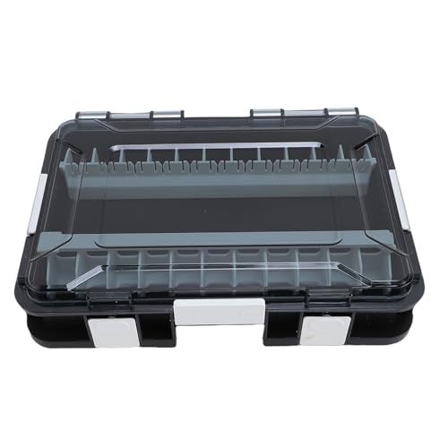 Masyrt Squid Jig Haken Aufbewahrungskoffer Behälter,ABS Kunststoff Transparent Deckel Tintenfisch Köder Köder Organizer Box,Tragbare Hülle Haken Köder Köder Aufbewahrungsbox Tackle Box (Klar) von Masyrt