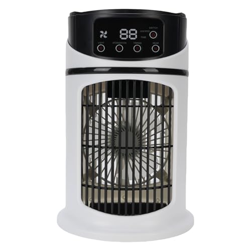 Masyrt Tragbare Persönliche Mini Klimaanlage,USB 4 in 1 Mini Mobile Airs Conditioner,6 Getriebewindgeschwindigkeit 300 Ml Wassertank mit Großer Kapazität Tank Airs Kühleren Masyrt Tragbare Persönliche Mini Klimaanlage,USB 4 in 1 Mini Mobile Airs Conditioner,6 Getriebewindgeschwindigkeit 300 Ml Wassertank mit Großer Kapazität Tank Airs Kühleren von Masyrt
