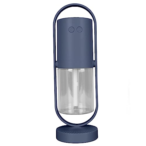 Masyrt Tragbarer -Luftbefeuchter mit Leichter 200 Ml Kaltem Nebel RGB Fine Spray Ultra Leise Tragbarer Luftbefeuchter mit LED -Licht für Babyauto Reise (Purpurblau) von Masyrt