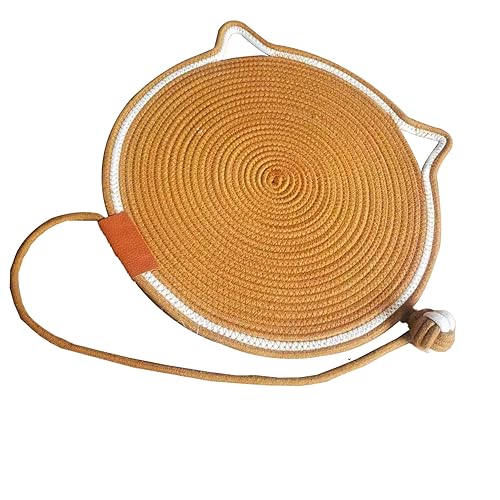 Masyrt Wear-resistente Baumwollfäden Katzener-Kratzer-Matte Handgewebt (Kaffee) von Masyrt