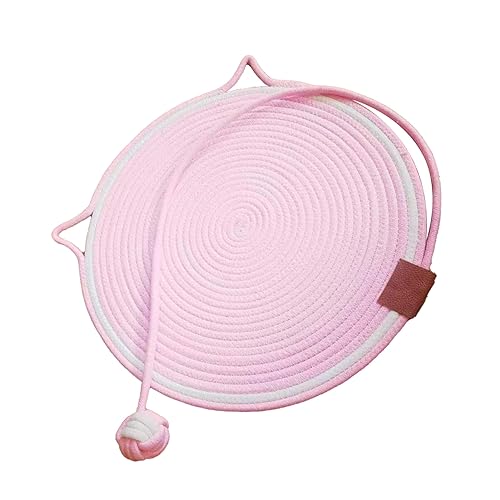 Masyrt Wear-resistente Baumwollfäden Katzener-Kratzer-Matte Handgewebt (Wasser rot) von Masyrt