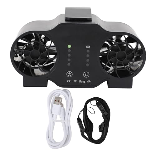 Masyrt Wiederaufladbarer Taillenlüfter Tragbarer Taille Clamp/Holder -Lüfter Super Starker Luftstrom 4 Geschwindigkeit Persönlicher Tragbarer Lüfter USB Wiederaufladbares Hangeshals - Vorwärts Masyrt Wiederaufladbarer Taillenlüfter Tragbarer Taille Clamp/Holder -Lüfter Super Starker Luftstrom 4 Geschwindigkeit Persönlicher Tragbarer Lüfter USB Wiederaufladbares Hangeshals - Vorwärts von Masyrt
