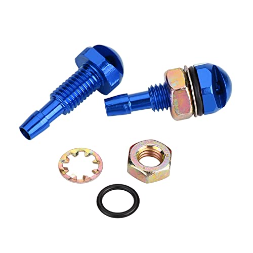 Masyrt Windschutzscheibe -Waschdüse, 2 Stcs Universal Aluminiumlegierung Auto Windschutzscheibensprühscheibe Düse (Blau) von Masyrt