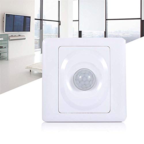 PIR -Lichtschalter 11 * 11 * 4 220 V Automatisch Infrarot PIR Körperbewegungssensorschalter Wandmontage LED Nachtlicht (1) von Masyrt