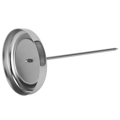 Quittungsspieß Spitze 14 × 9 × 3 gerade Stange aus Edelstahl Memo Papier Kontrolle Spindel Gabel für Rechnungen Quittungsstock für Rechnungen, Nr. 853 von Masyrt