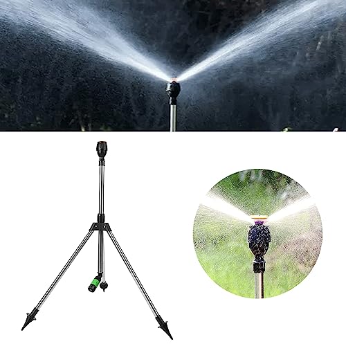 Stativsprinkler, 360 Grad Rotierender Automatischer Bewässerungskopf HIPTIBLICHE Springing STIMD TRIATTATIONATIONSPRÜCKER FÜR Garten Rasen Stativsprinkler, 360 Grad Rotierender Automatischer Bewässerungskopf HIPTIBLICHE Springing STIMD TRIATTATIONATIONSPRÜCKER FÜR Garten Rasen von Masyrt