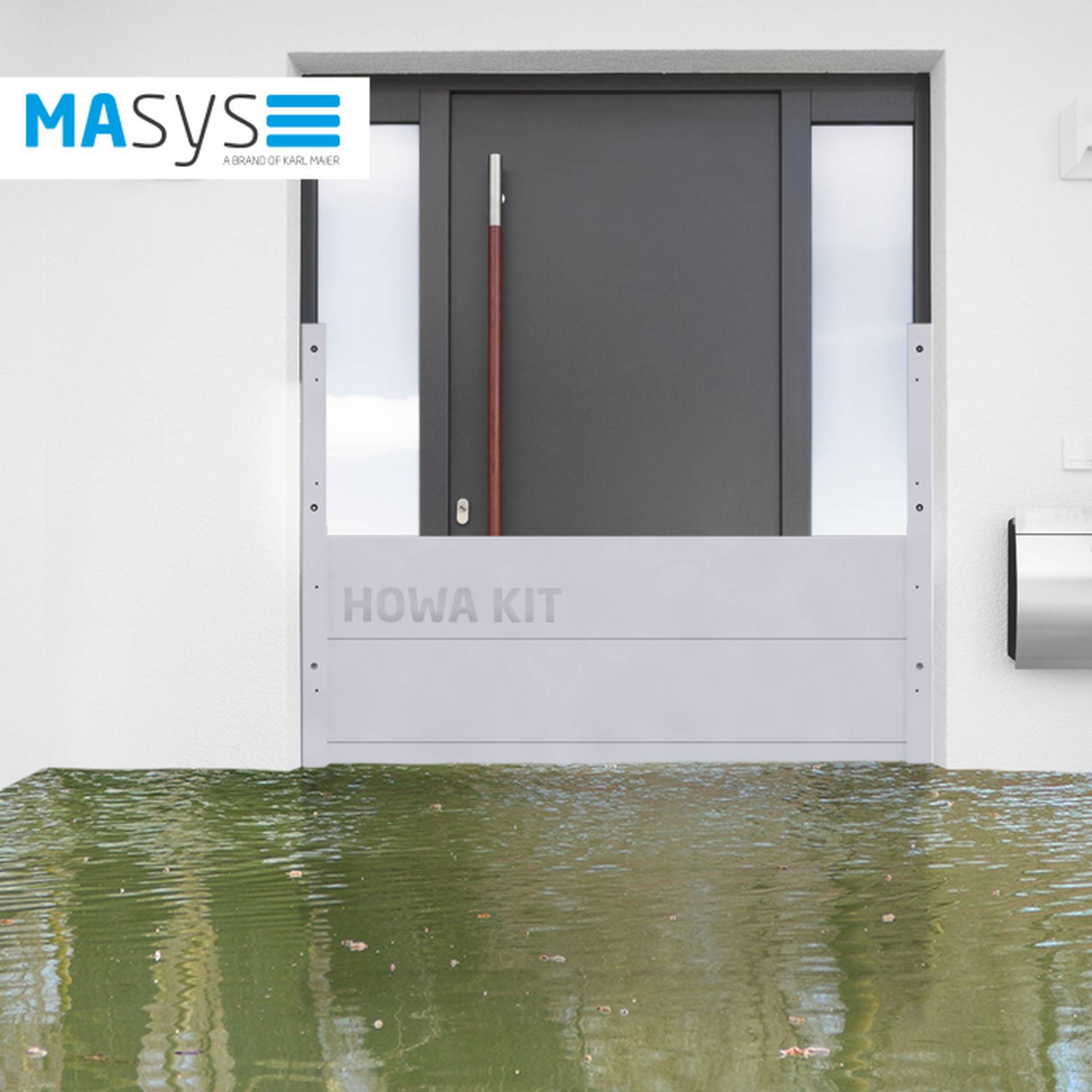 Masys Hochwasserschutz-Kit Large Aluminium 2 x 0,6 m Masys Hochwasserschutz-Kit Large Aluminium 2 x 0,6 m von Masys
