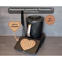 Displayschutz Für Thermomix Tm7 Mit Holz Herz Design - Schutzabdeckung Im Holz-Look Herzmotiv 3D-Druck Abdeckung Displayfläche Displayschutz Für Thermomix Tm7 Mit Holz Herz Design - Schutzabdeckung Im Holz-Look Herzmotiv 3D-Druck Abdeckung Displayfläche von Mat3DDesign