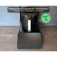 Displayschutz Für Thermomix Tm7 - Schwarz Mit Funkelnder Sternen-Oberfläche 3D-Gedruckt Gummipuffern Oder Ohne Spatelhalter von Mat3DDesign