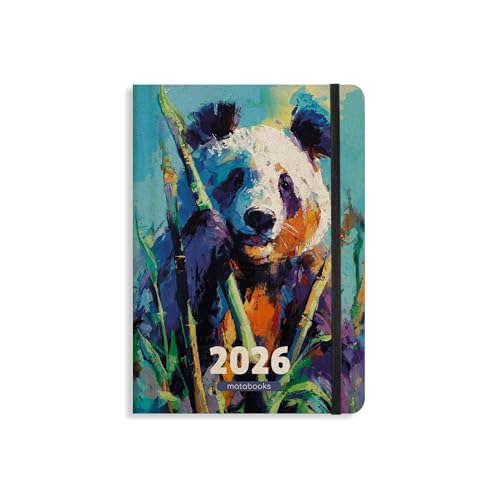 matabooks – A5 Kalender Samaya 2026 Farbe: Bamboo Green (DE/EN): Veganer Jahresplaner aus nachhaltigem Graspapier von Matabooks