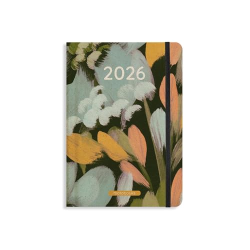 matabooks – A5 Kalender Samaya 2026 Farbe: Laurel (DE/EN): Veganer Jahresplaner aus nachhaltigem Graspapier von Matabooks