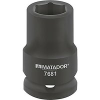 Kraft-Steckschlüssel-Einsatz, 6-kt., l, 25 mm (1): 22x90 m von Matador