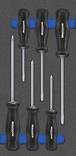 MATADOR MTS-R/V: Schraubendreher-Satz, 1/3: 193 x 390 mm, 8164 1653 von MATADOR Schraubwerkzeuge